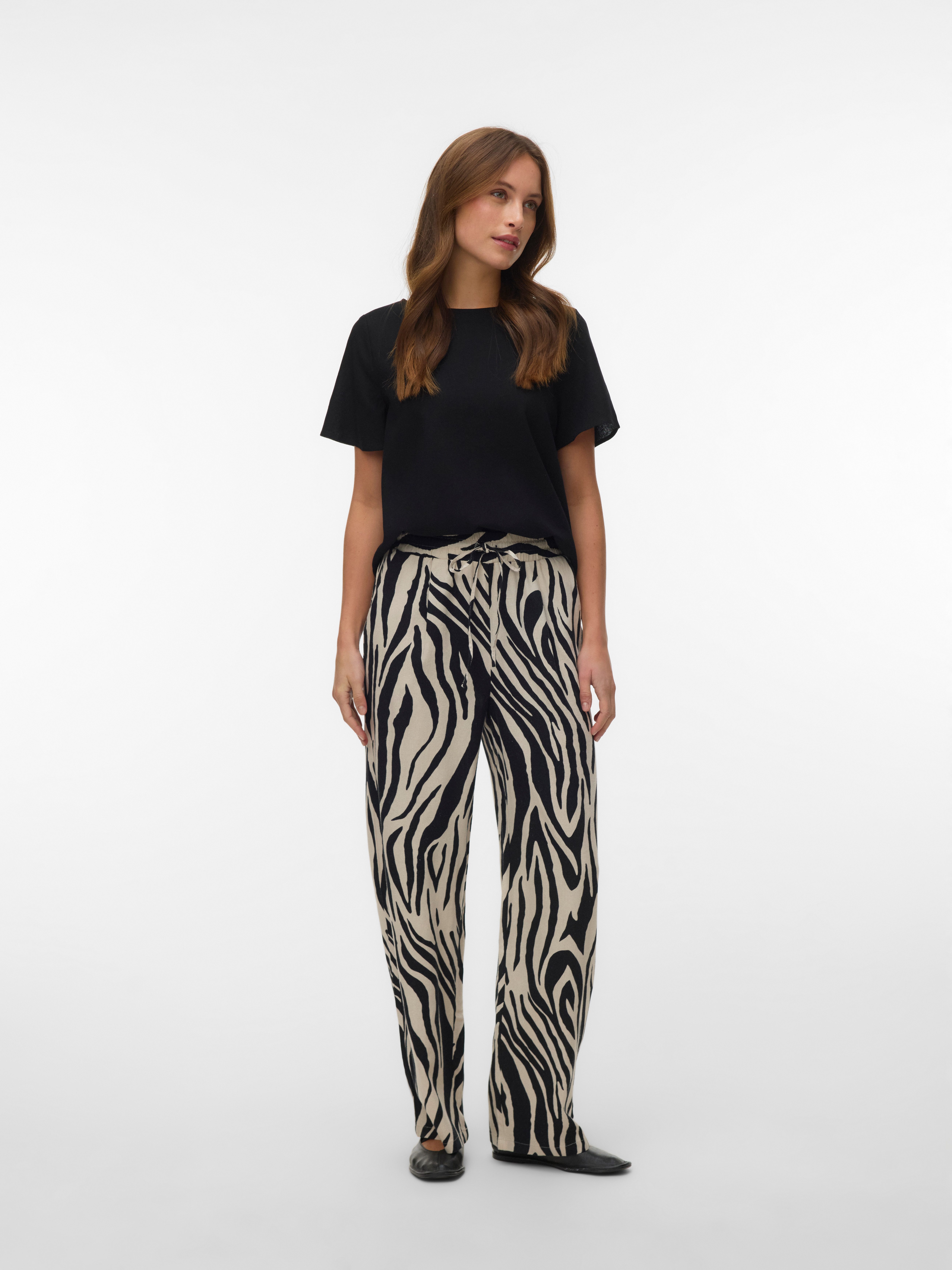Vero Moda Schlupfhose VMJESMILO HW WIDE PANTS WVN NOOS mit Seitentaschen günstig online kaufen