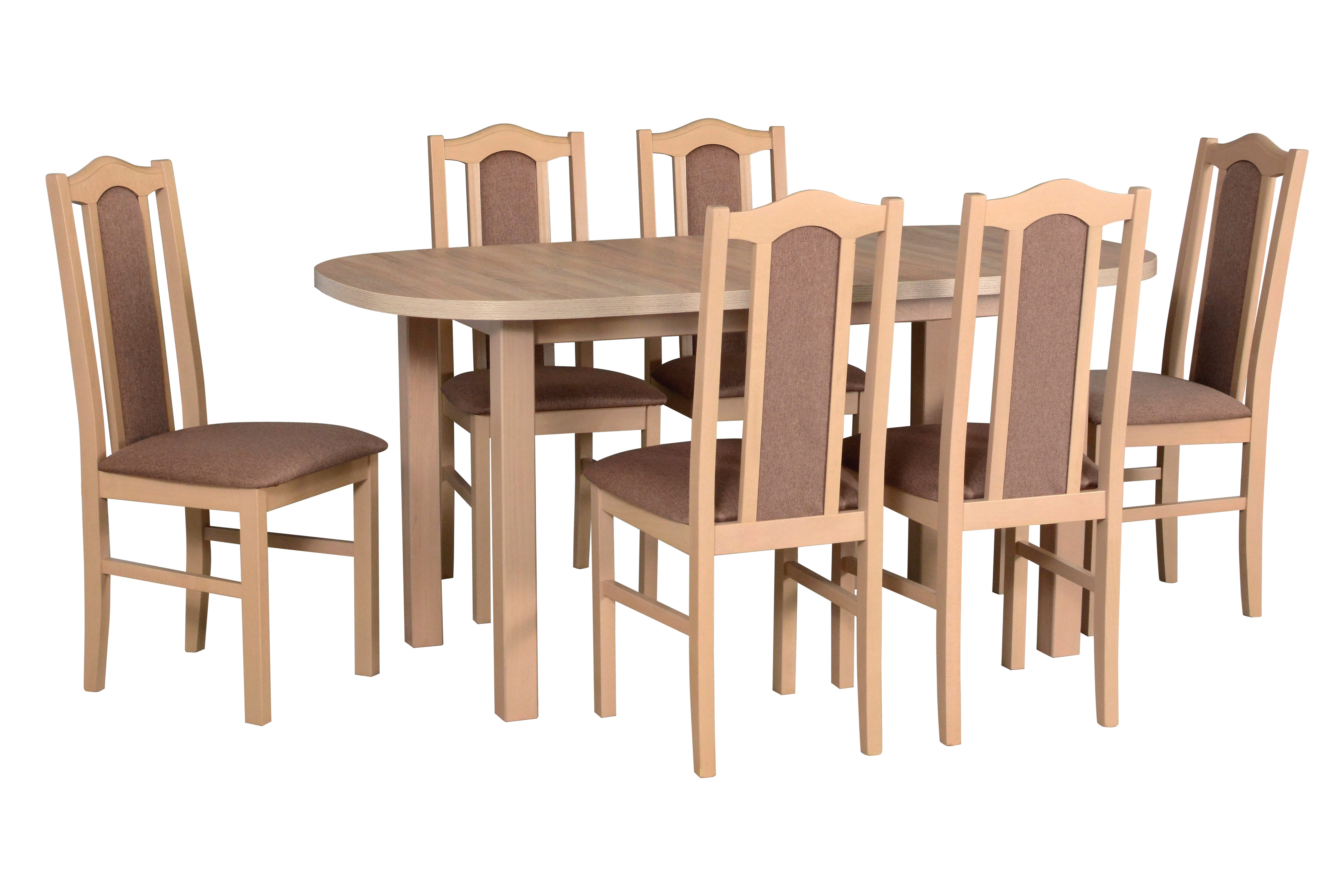 MOEBLO Essgruppe Esszimmergruppe - Beso 2 + Vendo 1, (Esszimmer Küche Tisch Stühle Stilvoll Hochwertig Funktional Elegant Essbereich Massivholz)