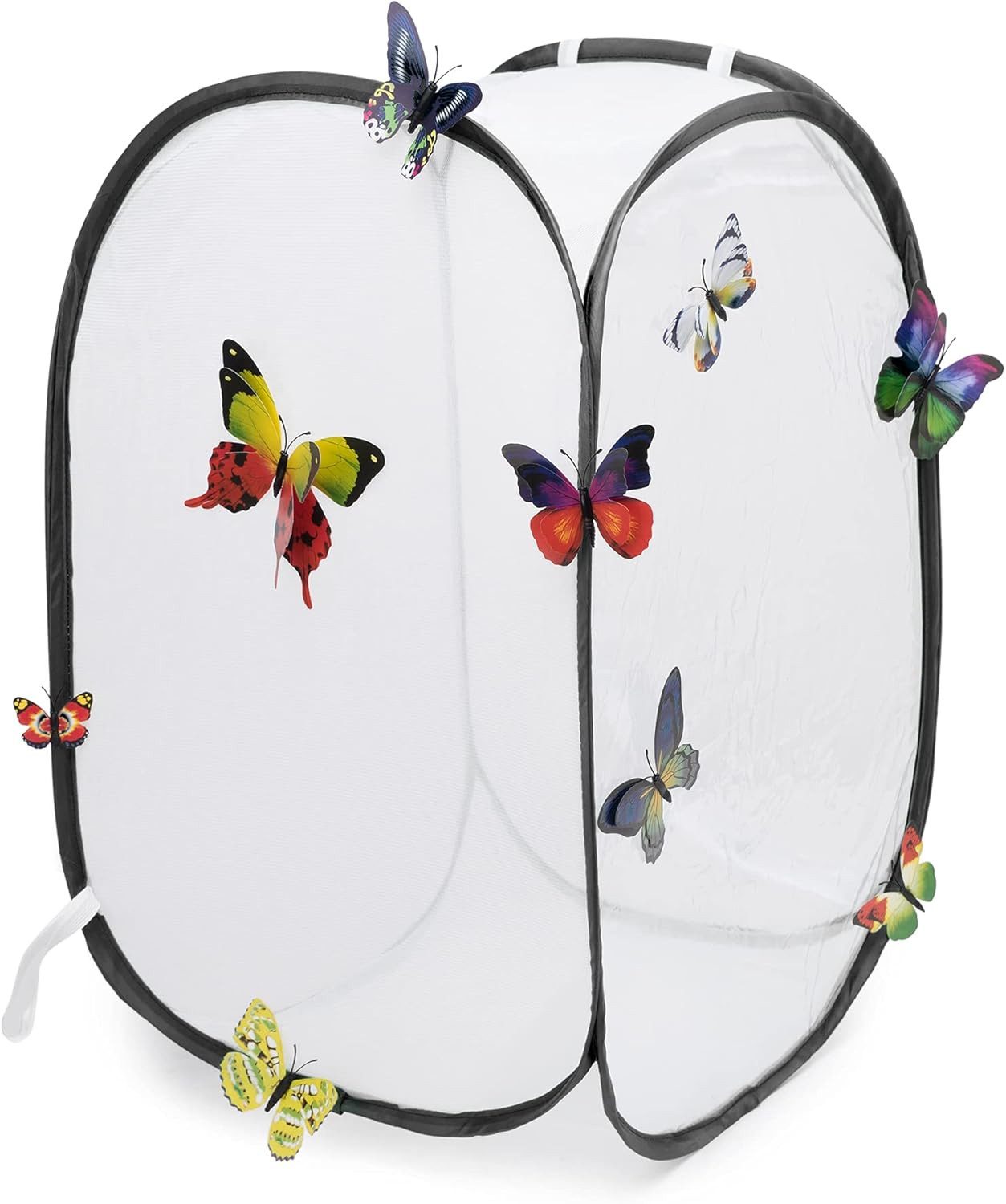 FELIXLEO Volierendraht Insekt Schmetterling Habitat Käfig Terrarium Schwarz