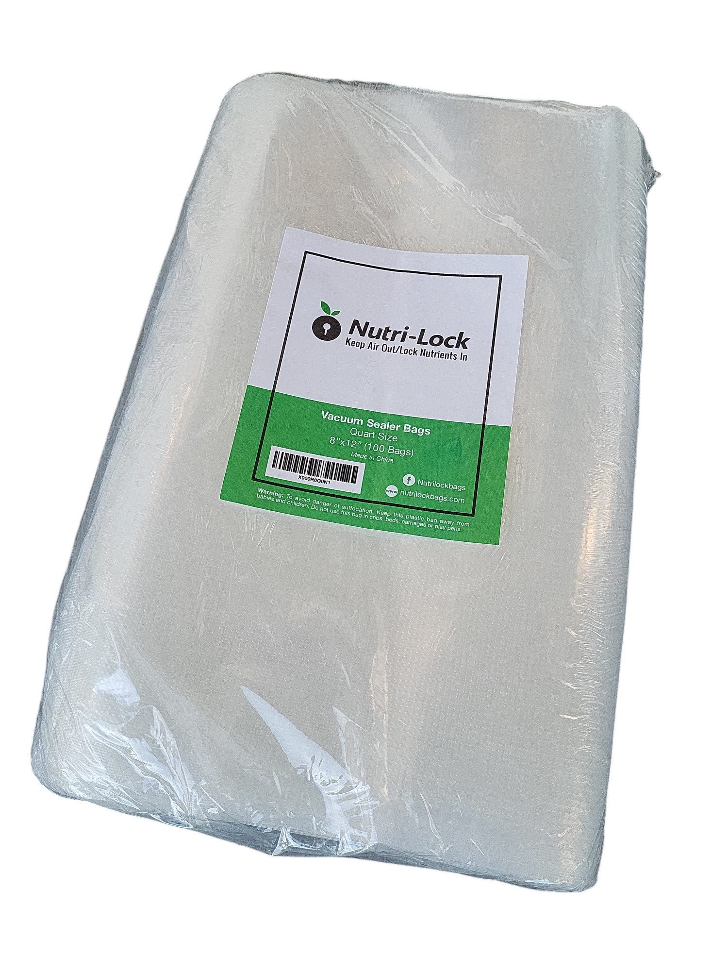 Nutri-Lock Vakuumierbeutel Nutri-Lock 20 cm x 30 cm vorgeschnittene Vakuum Beutel 100 Stück