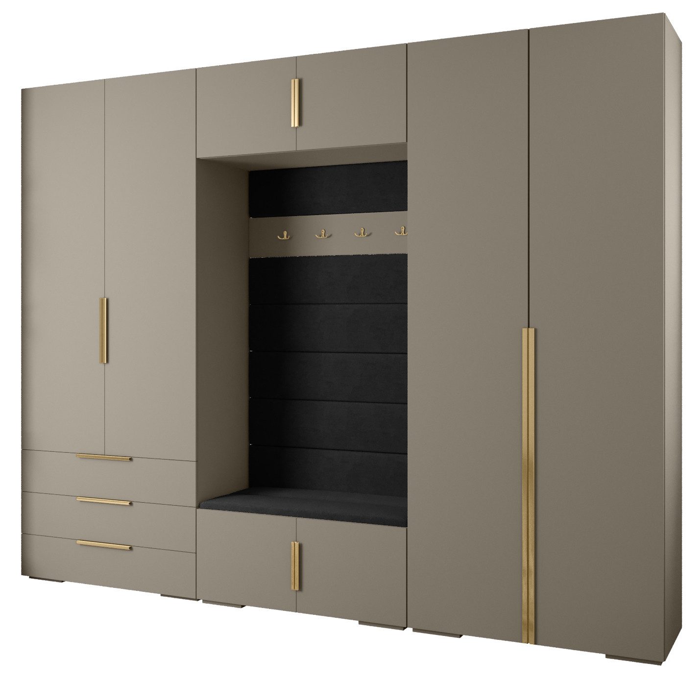 ABIKS MÖBEL Kompaktgarderobe INOVA 1 SATZ günstig online kaufen