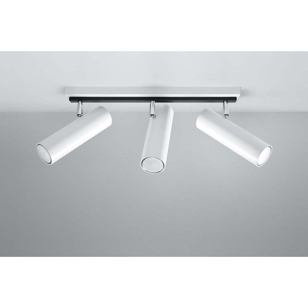 Leuchtmittel Spots Deckenlampe inklusive, bewegliche Deckenleuchte Esszimmer etc-shop Stahl LED Weiß Deckenspot, nicht