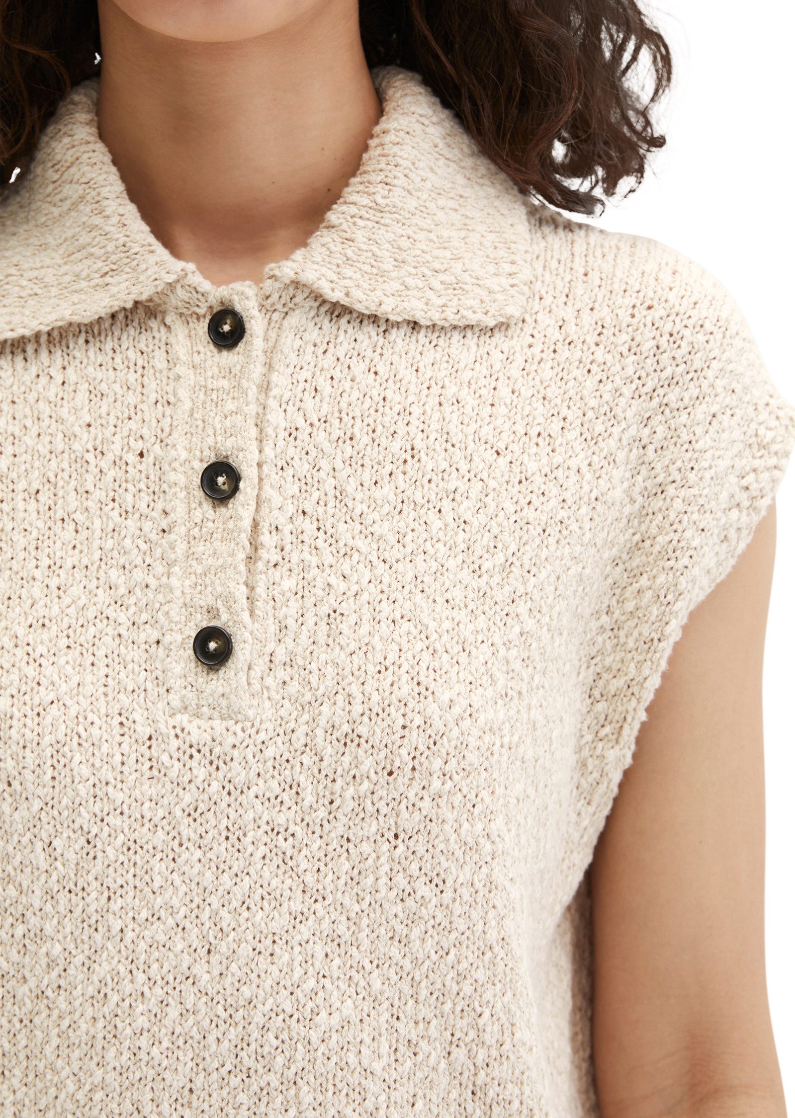 Marc O'Polo Strickpullover aus Organic-Cotton-Mix-Slub – Bild 4 von 5