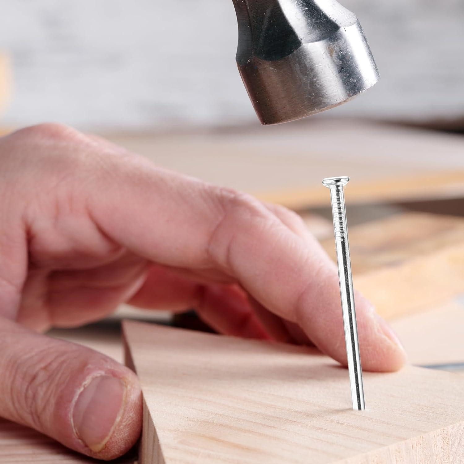 LuxusKollektion Stahlnagel Nägel 140er Set verzinkt Stahlnägel 5 Größen für Bilder