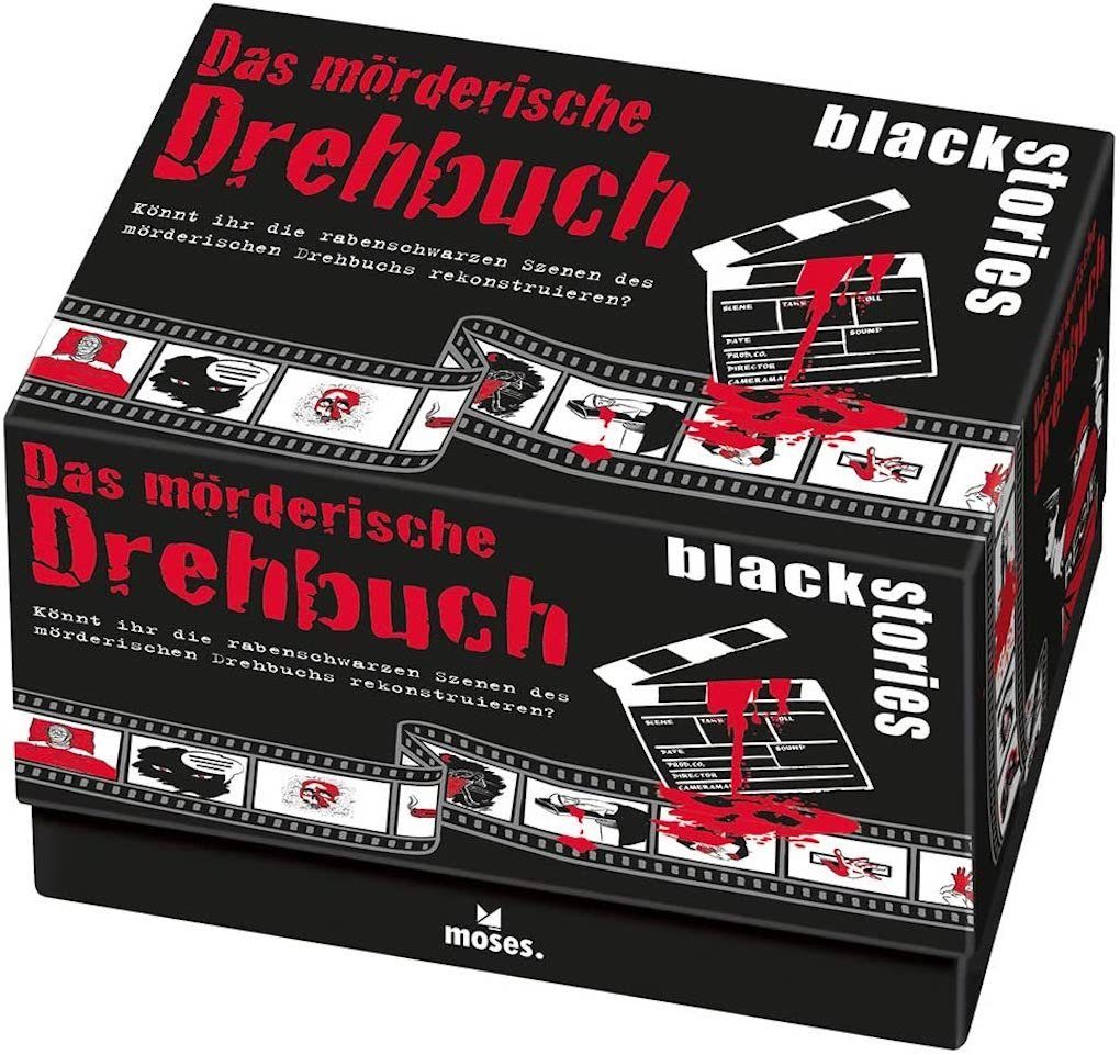 moses Spiel Black Stories - Das mörderische Drehbuch, Kartenspiel, Seltene Drehbuch-Edition