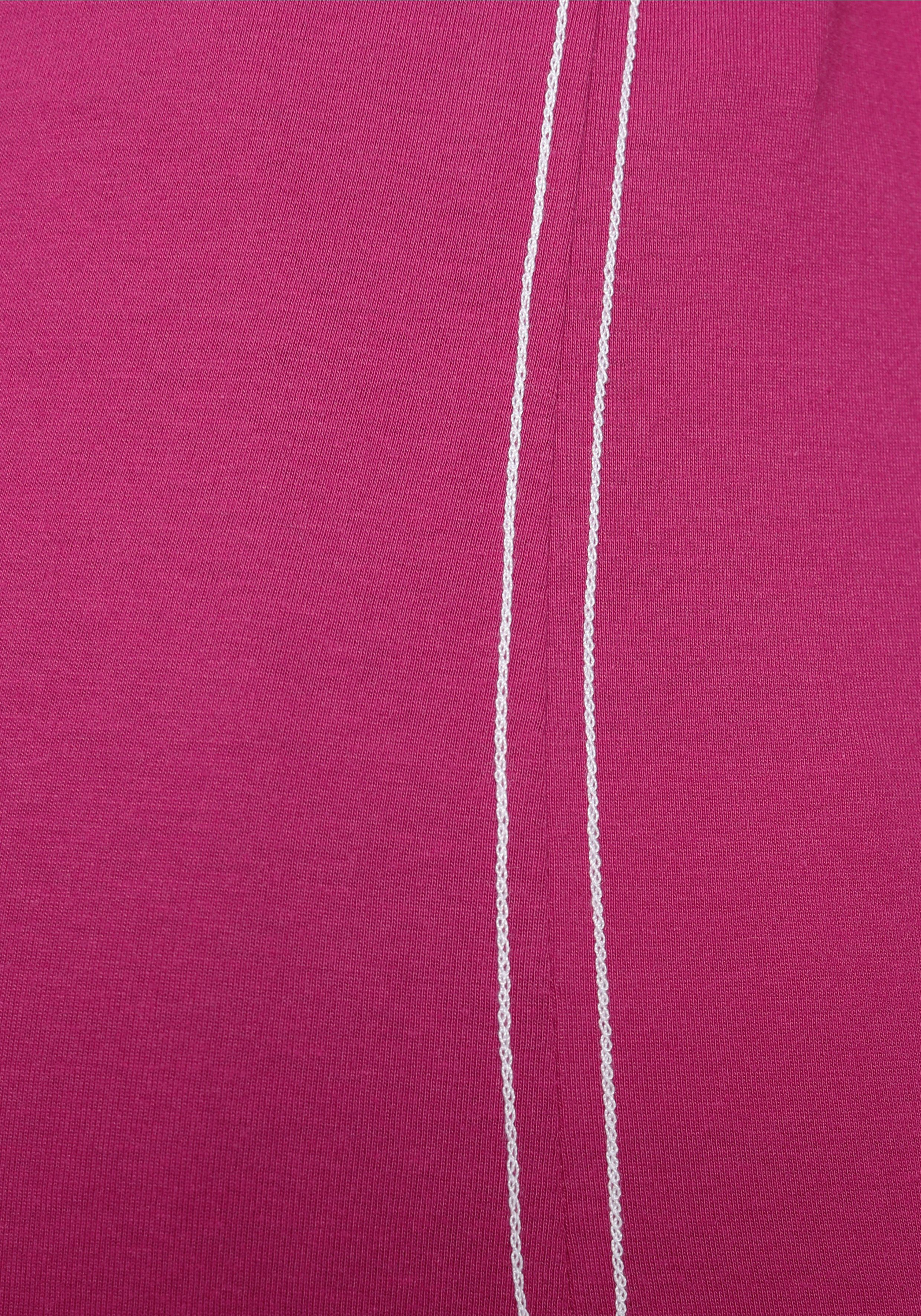 schwarz Longshirt (Packung, 2-tlg., 2er-Pack) fuchsia, KangaROOS