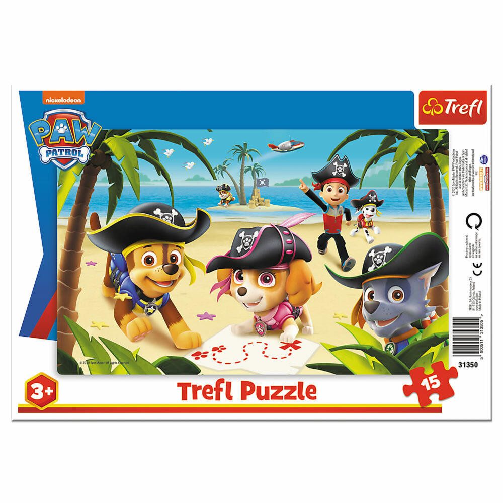 Trefl Puzzle Paw Patrol, 15 Teile, 15 Puzzleteile