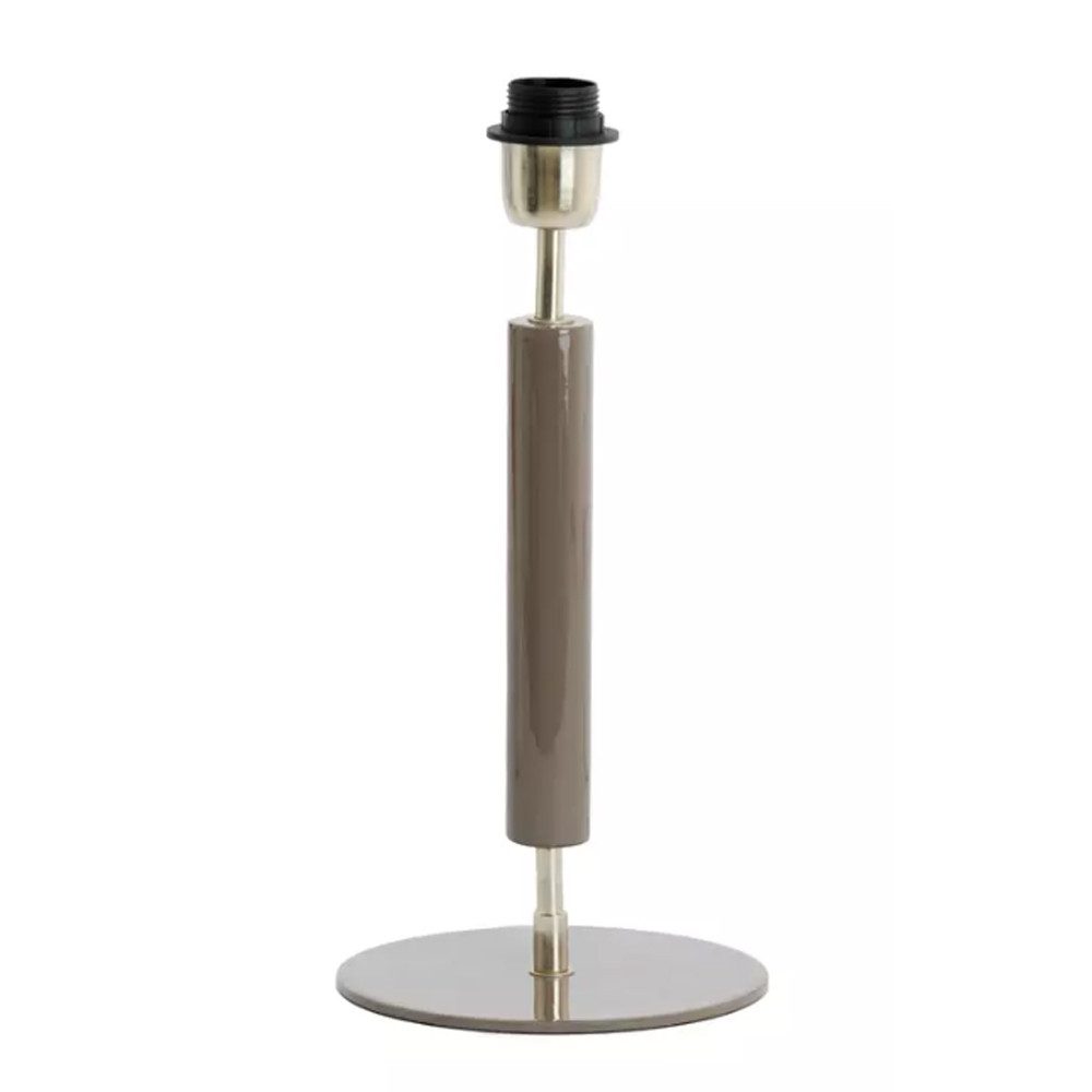 Light & Living Tischleuchte Lampenfuß KULAI Light & Living Tischleuchte Lampe Ø34x49 Grau-Nickel, Leuchtmittel nicht enthalten