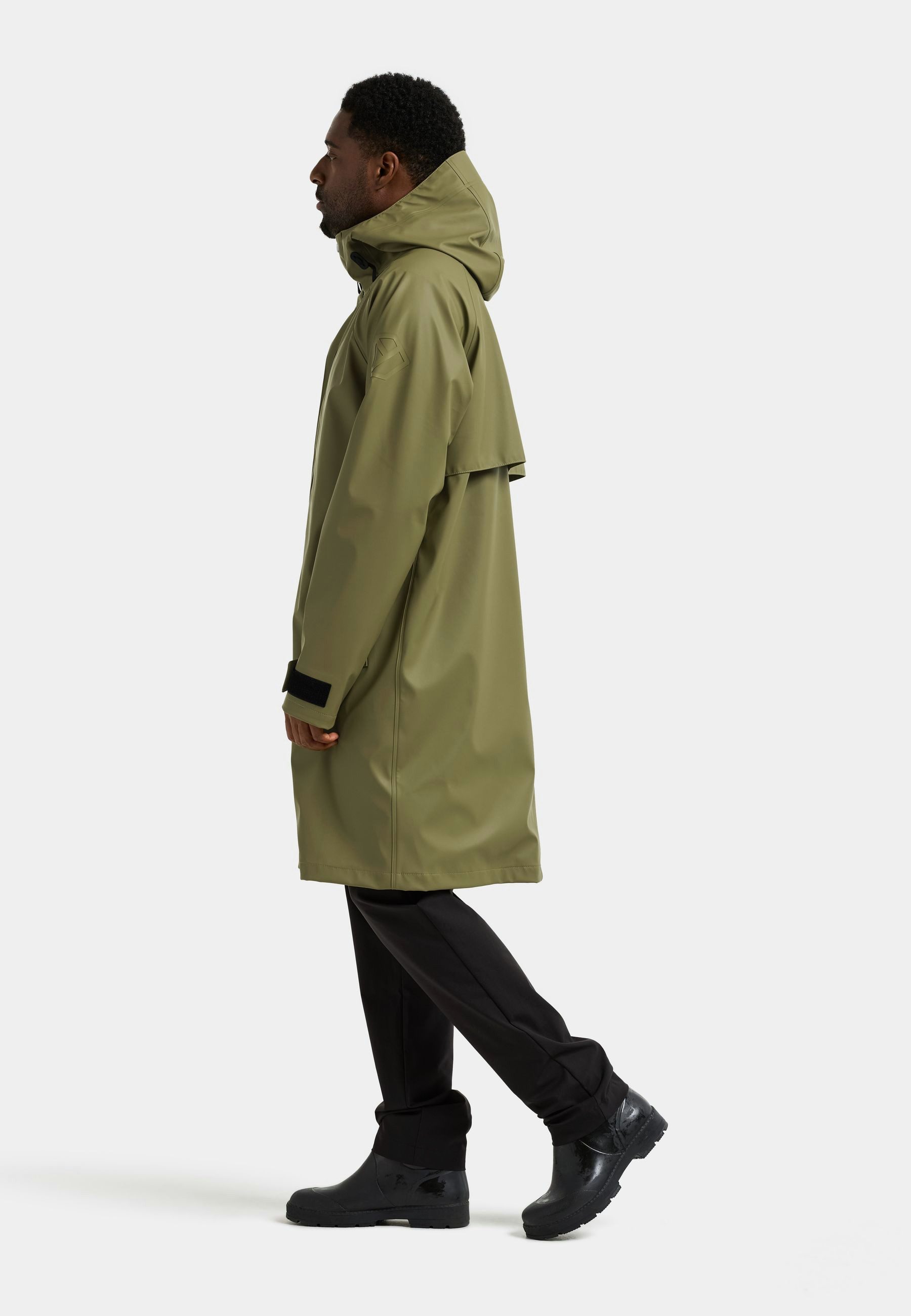 Didriksons Regenjacke Herren Regenmantel Wasserdicht NOAH mit Kapuze mit Taschen