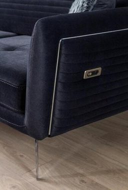 JVmoebel Ecksofa Ecksofa Sofa Couch Polster Couchen Sofas Weicher Dreisitzer 343x343, 3 Teile, Made in Europa