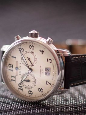 ZEPPELIN Chronograph Zeppelin 7684-5 Graf Zeppelin LZ127 Chronograph He