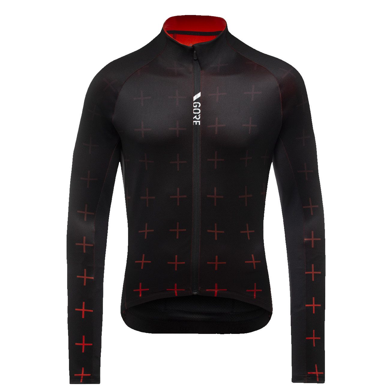 GORE® Wear Radtrikot Gore Wear C5 Thermo Trikot Jersey Herren Black Fireball