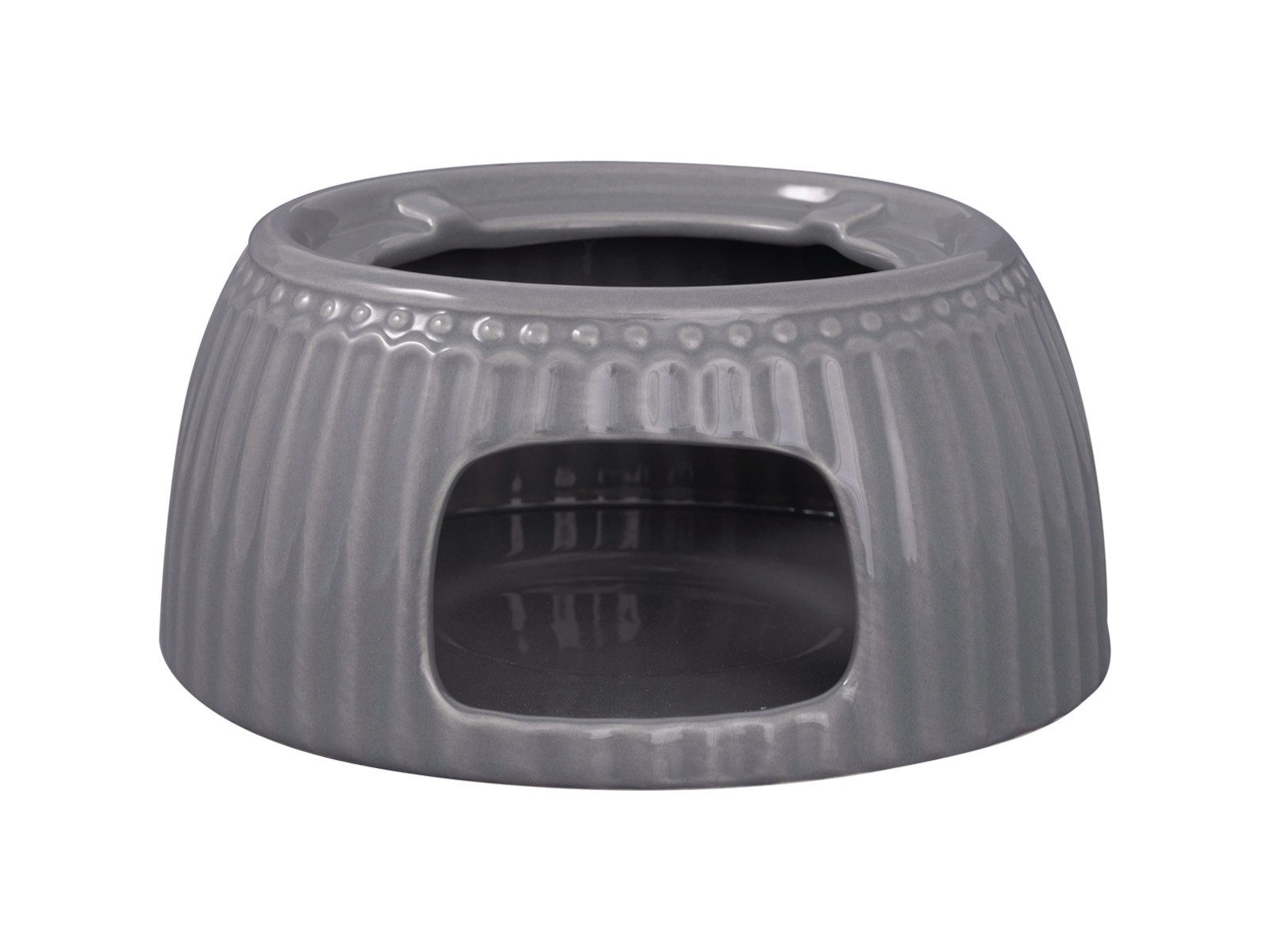 Greengate Stövchen Alice Stövchen stone grey 14,5x7cm