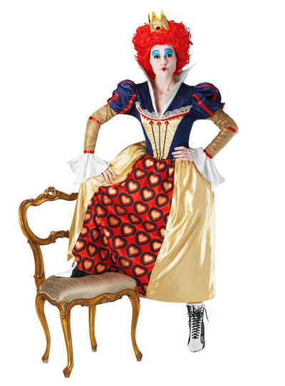 Rubie´s Kostüm Die Rote Königin, Original Lizenzprodukt zu Disney's 'Alice im Wunderland' (2010)