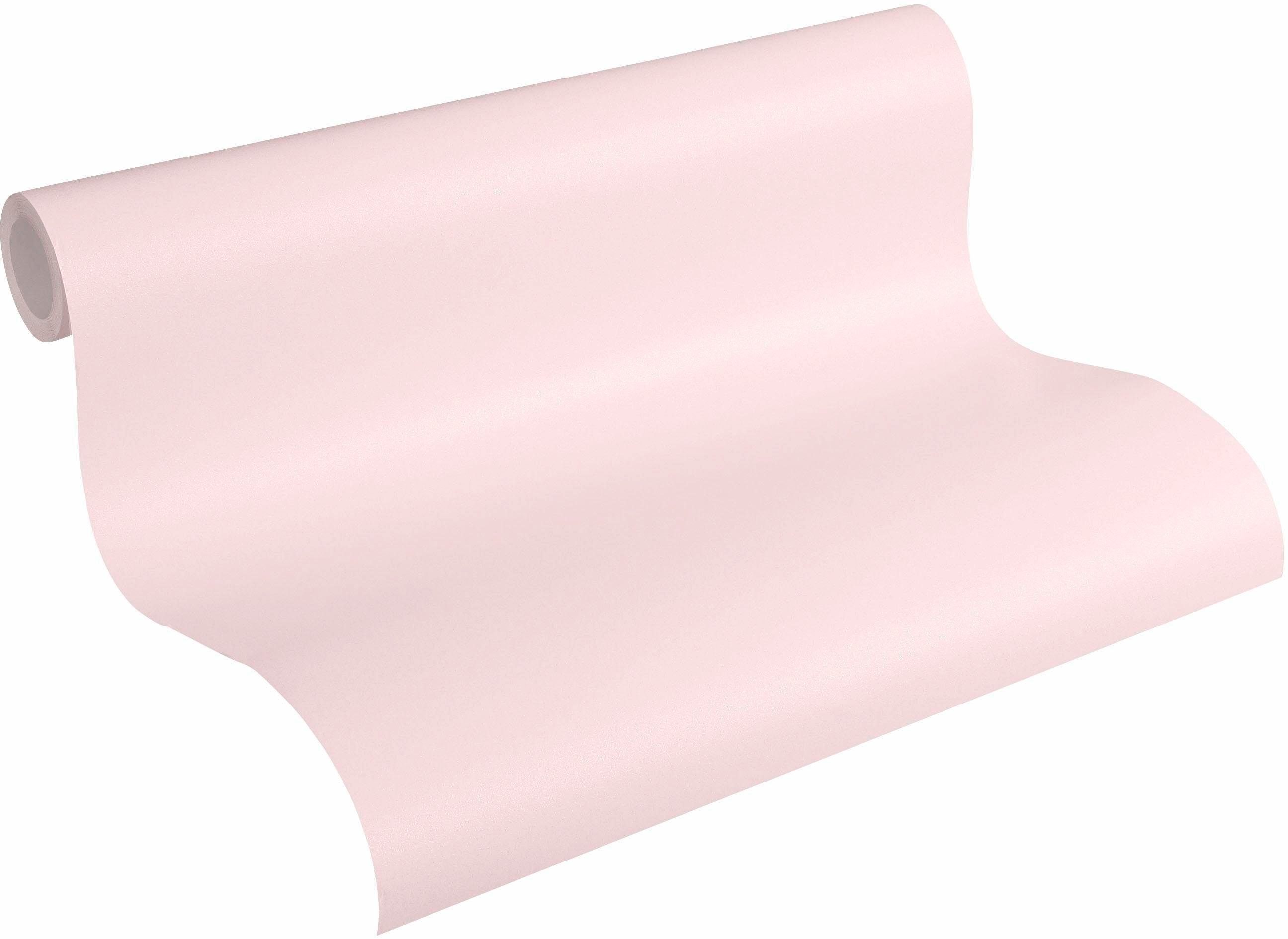 living walls Vliestapete Life, glatt, einfarbig, uni, Strukturmuster, unifarben, neutral, (1 St), Uni Tapete einfarbig Metallic Tapeten Wohnzimmer Schlafzimmer  – Bild 3 von 5