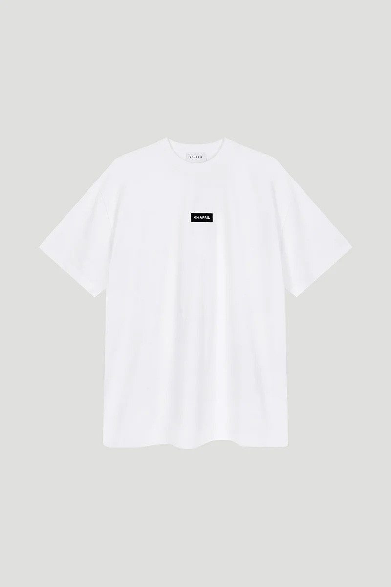 OH APRIL T-Shirt Boyfriend T-Shirt White