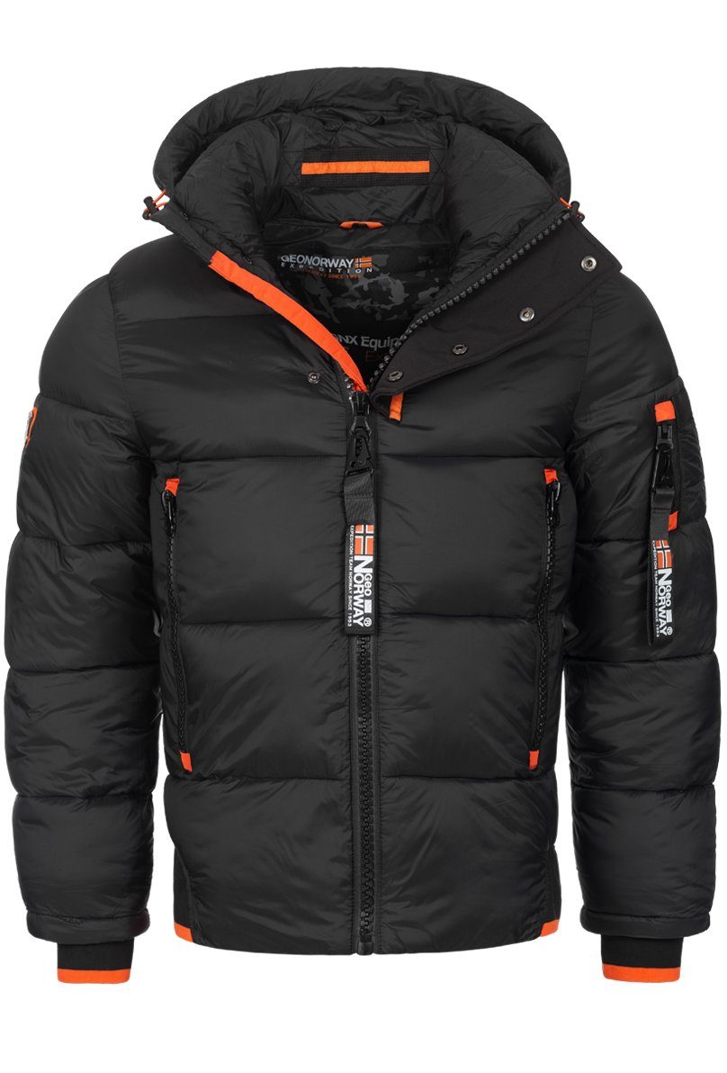 Geographical Norway Steppjacke Herren Winter Jacke warm gefüttert Parka Steppjacke Outdoor gesteppt