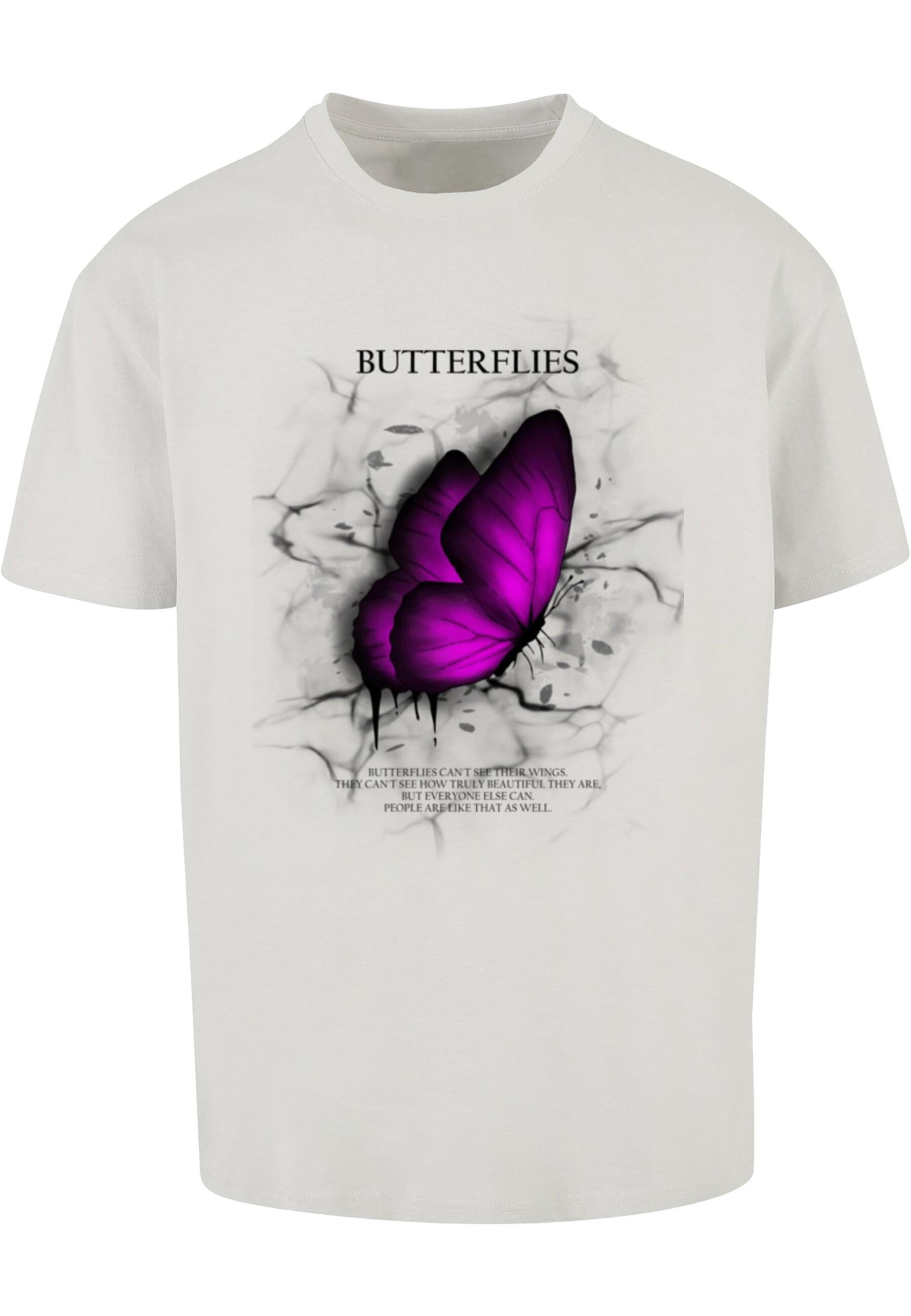 Merchcode T-Shirt Merchcode Herren Butterflies Heavy Oversized Tee (1-tlg)