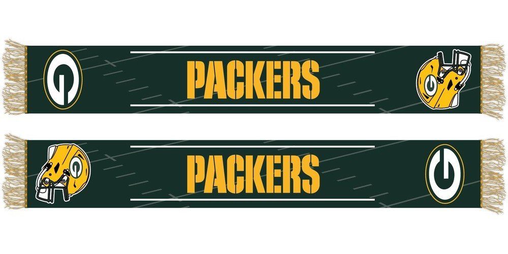 Green Bay Packers Schal HD Knitted Jaquard Scarf