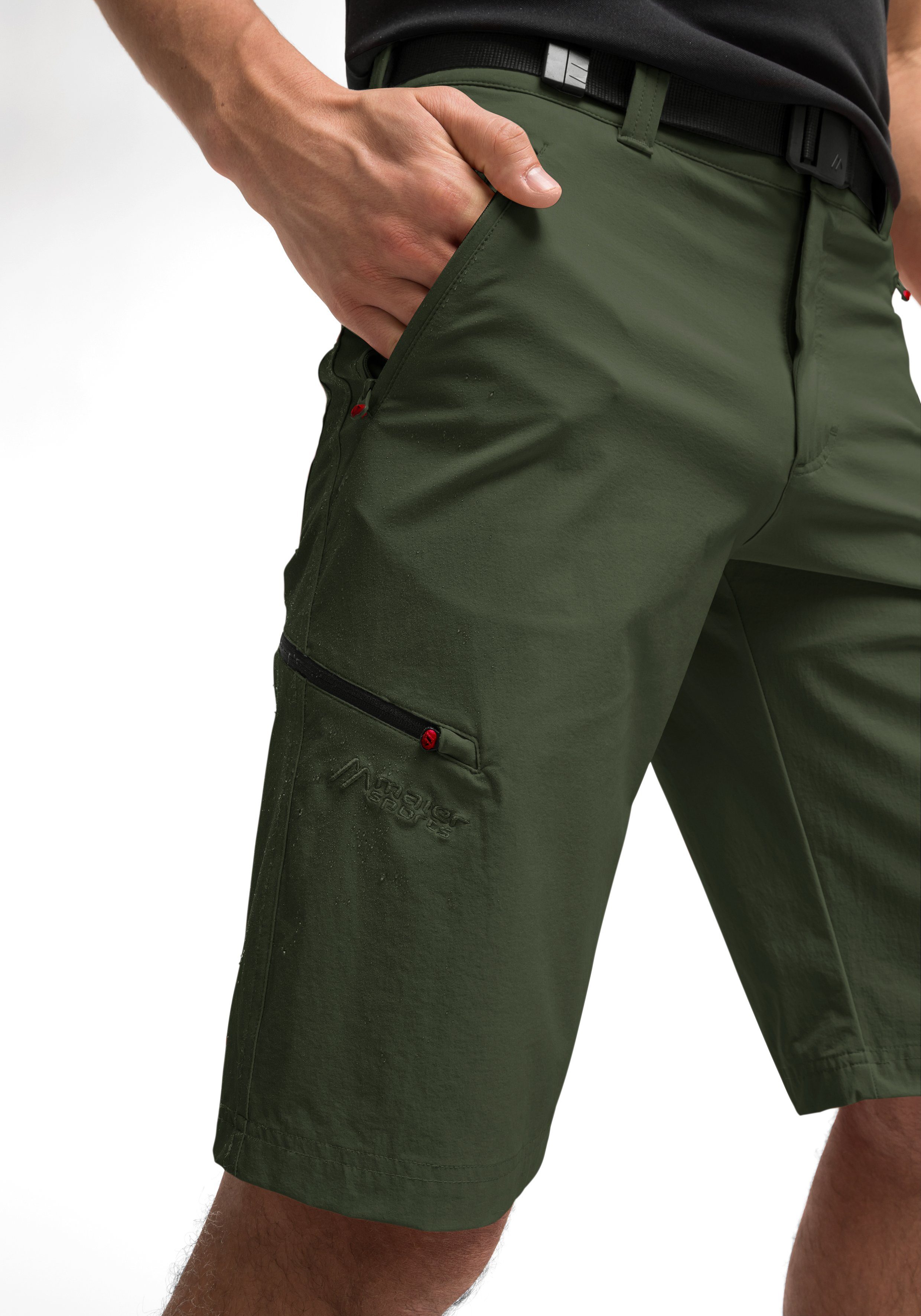 Sports Outdoor-Bermuda, Wanderhose, olivgrün moderne Bermuda Nil Bermudas Maier kurze Herren Trekkinghose