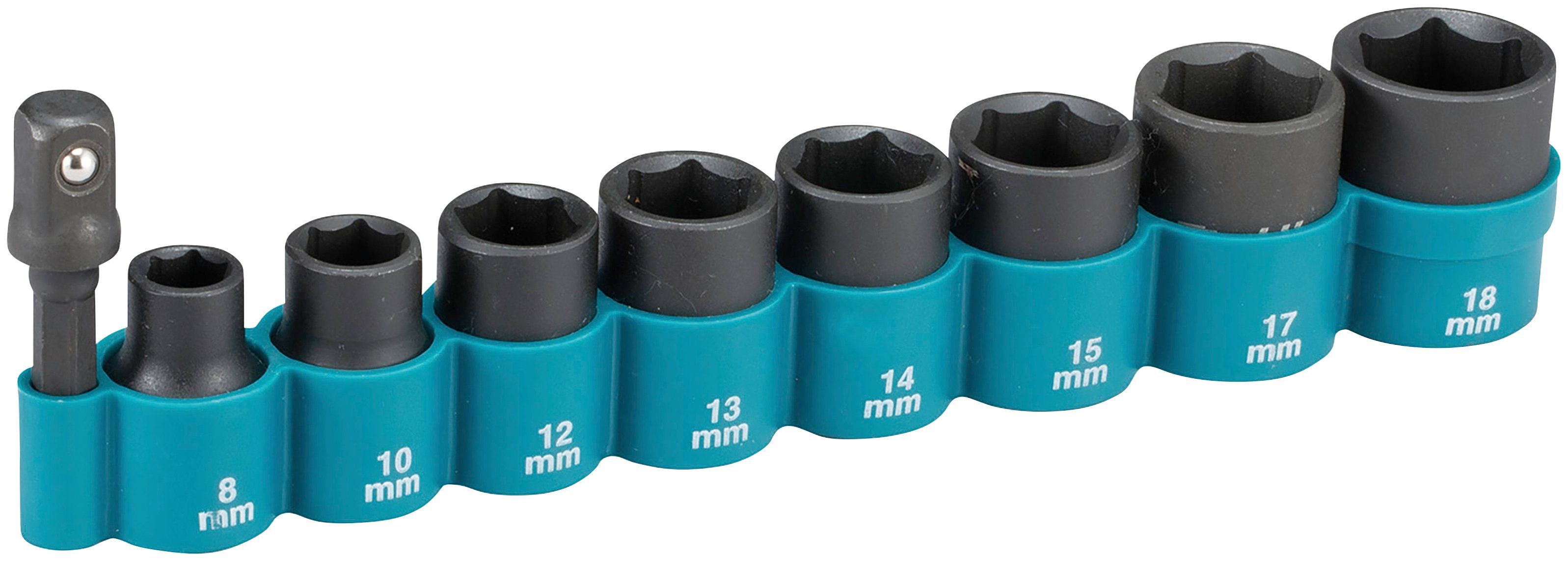 Makita Stecknüsse B-54651, Set, 9-tlg., 3/8"