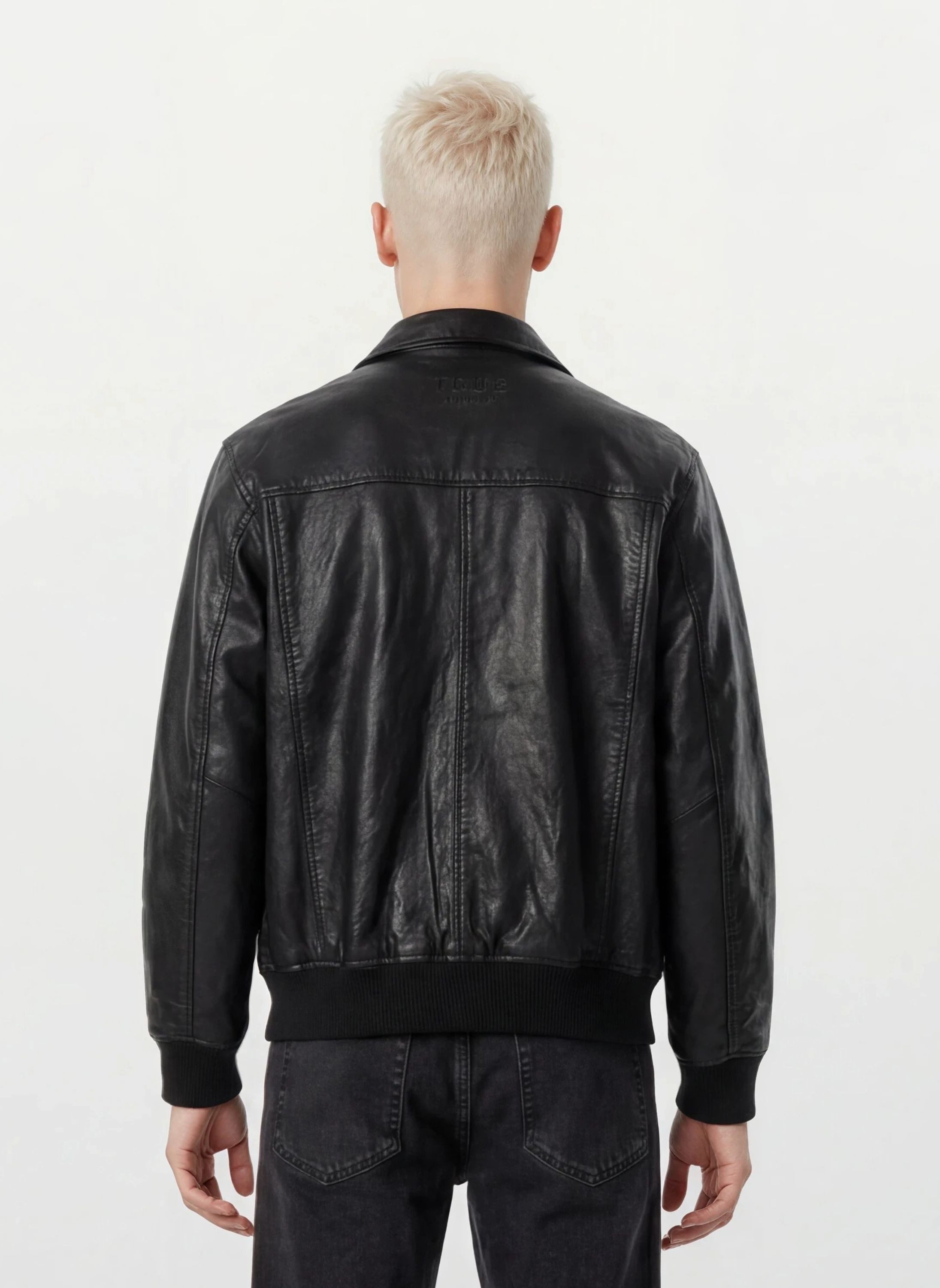 trueprodigy Lederjacke Ryder Oversizejacke mit aufgesetzte Taschen
