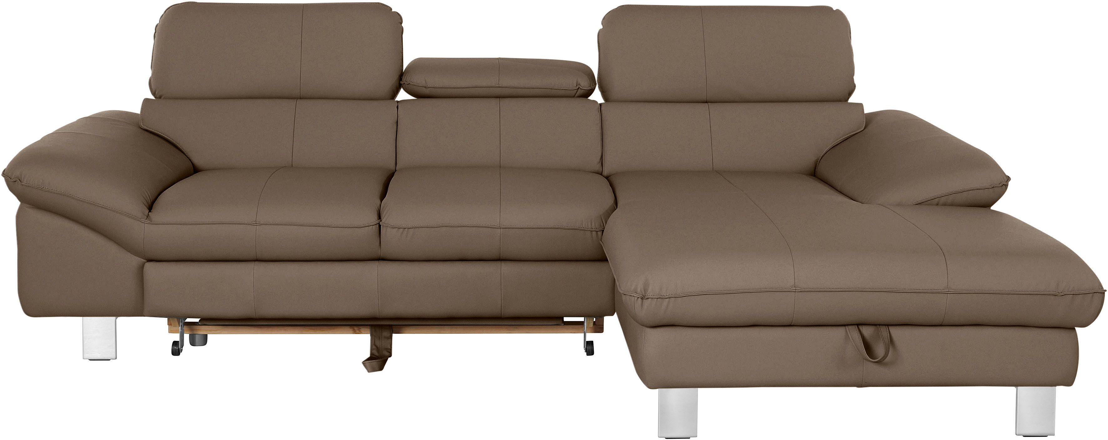 COTTA Ecksofa Driver L-Form, mit Kopfteilverstellung, wahlweise mit Bettfunktion & Bettkasten