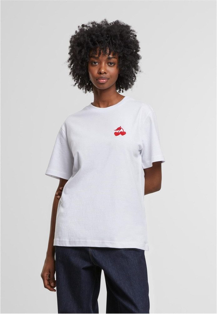 Mister Tee T-Shirt Heart Cherries EMB Tee