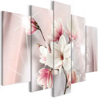 Artgeist Wandbild Dazzling Magnolias (5 Parts) Wide
