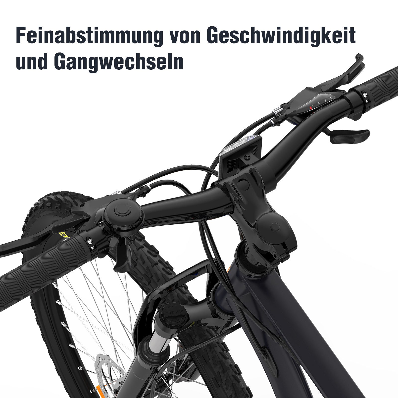 RCB Mountainbike GK2, 26 Zoll Aluminium Fahrrad für Jugendliche & Erwachsene, bis 150KG