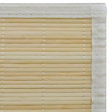 Teppich Bambus Natur Rechteckig 80x300 cm, furnicato, Rechteckig