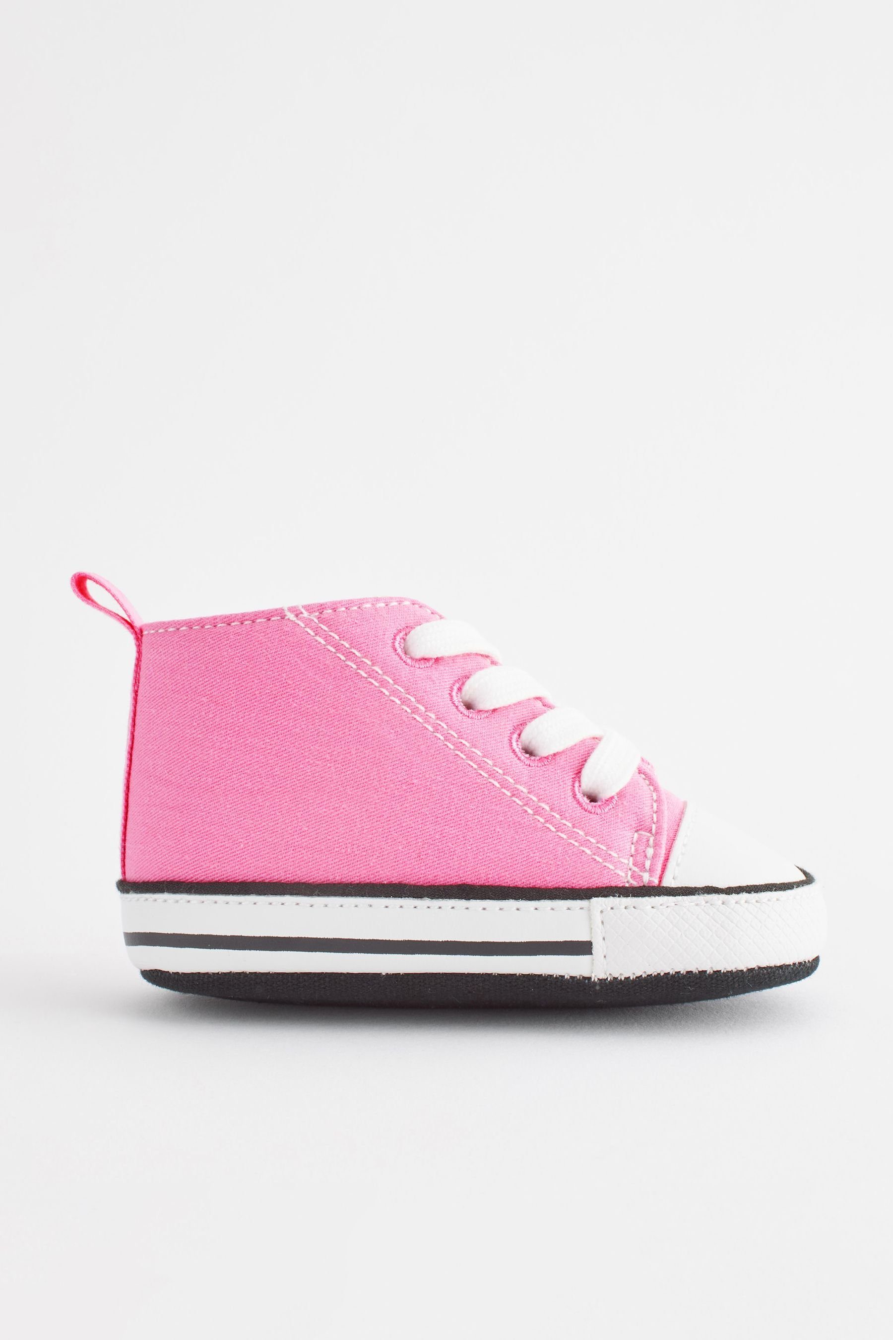 Next Baby Hi-Top-Sneaker Sneaker (1-tlg) Hot Pink Canvas