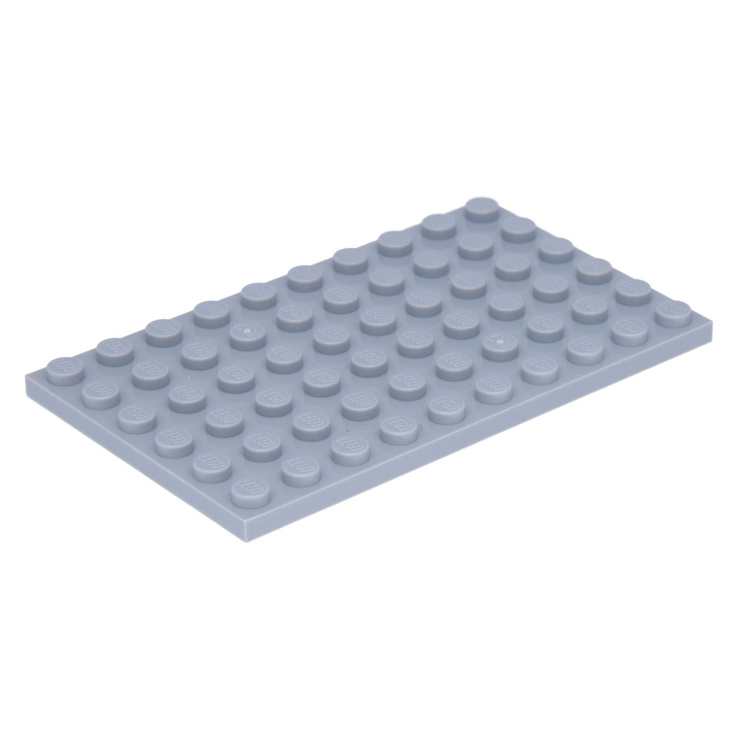 10 Stück Bauplatten, 6x10, Hellgrau Spielbausteine