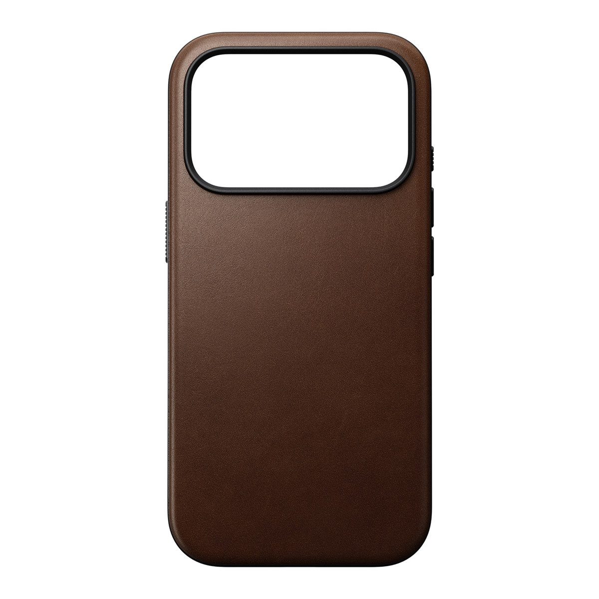 Nomad Backcover Nomad Modern Leather Case mit MagSafe Apple iPhone 17 Pro - Braun