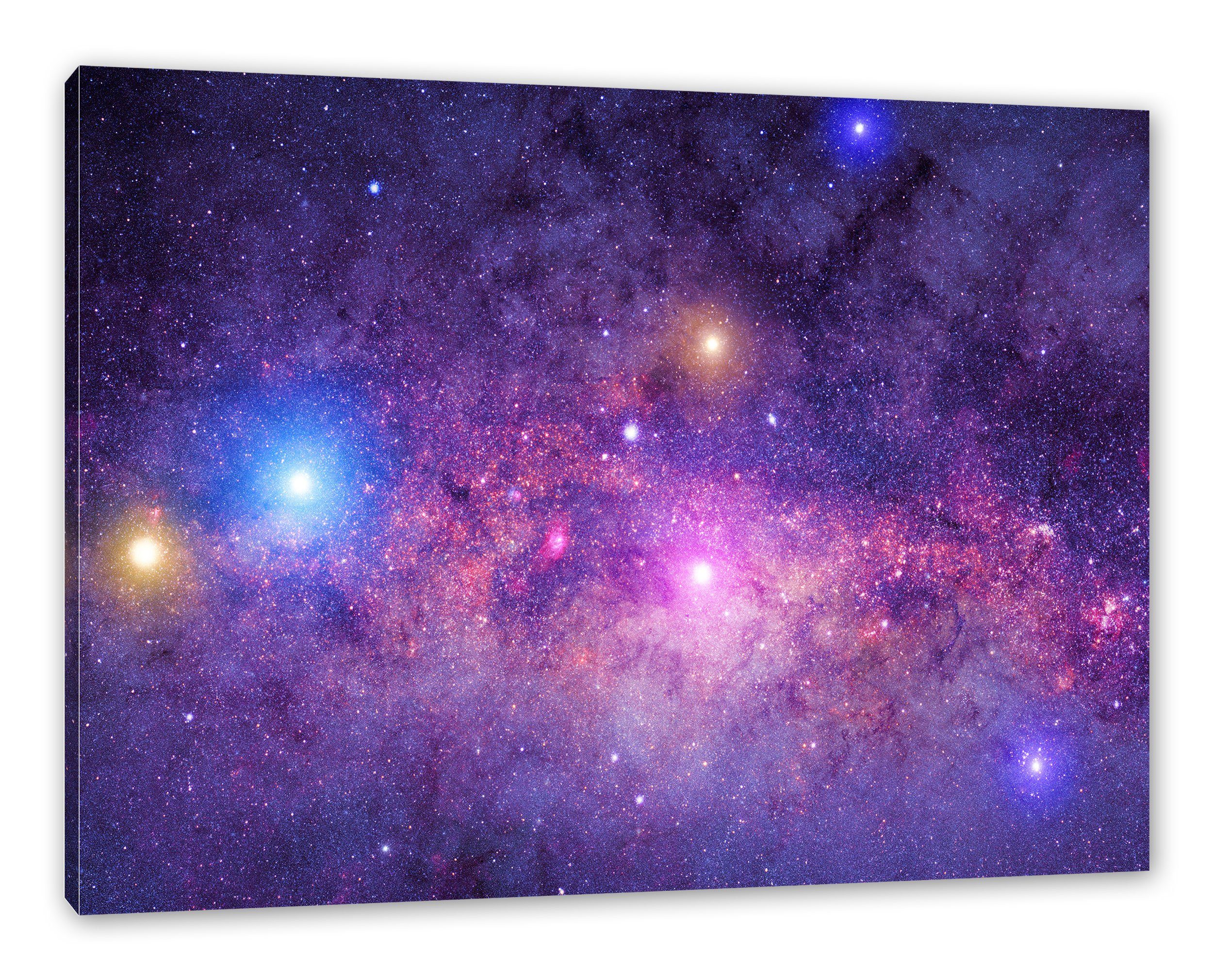 Leinwandbild wunderbarer Blick in das Universum