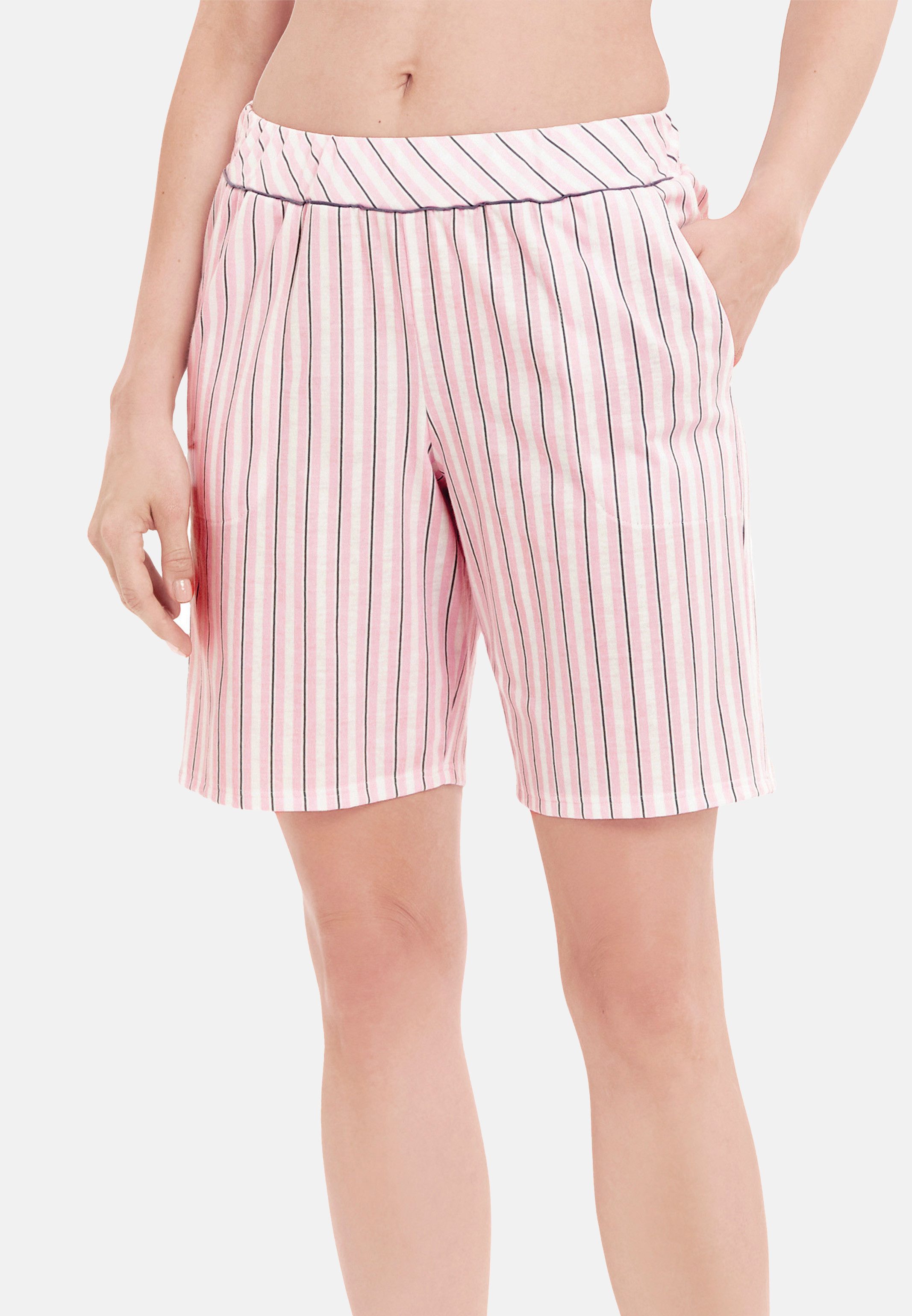 Rösch Schlafhose Basic (1-tlg) Schlafanzug Hose - Baumwolle - Atmungsaktiv - Breiter Gummibund