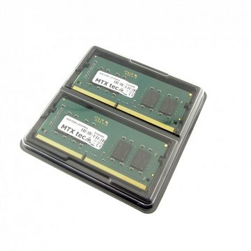 MTXtec 16GB Kit 2x 8GB RAM Arbeitsspeicher SODIMM DDR4 PC4-23400 2993MHz 260p Laptop-Arbeitsspeicher