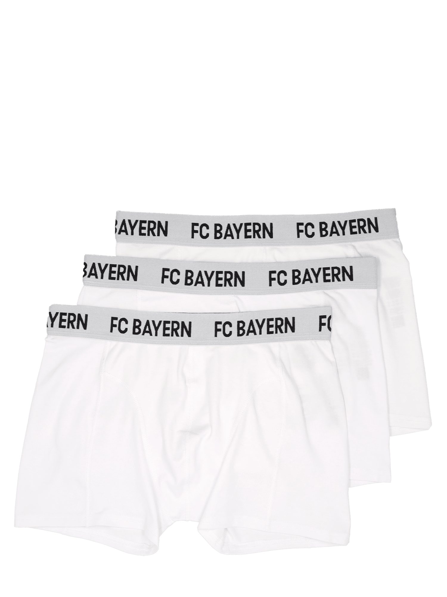 FC Bayern München Боксерські чоловічі труси, боксерки FC Bayern München I Боксерські чоловічі труси, боксерки Essentials 3er-Set I Herren I Weiß