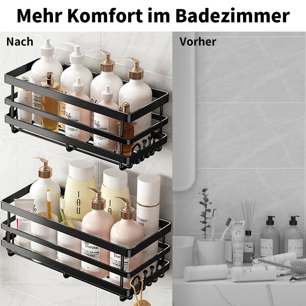 HUGERSTONE Duschablage zum Hängen duschablage ohne günstig online kaufen