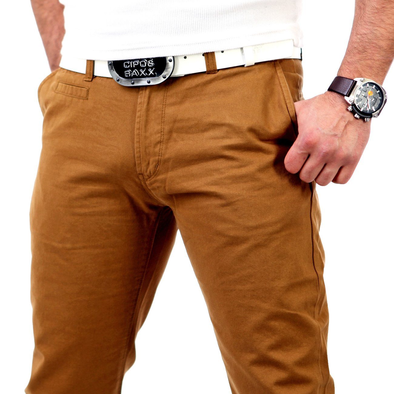 Reslad Chinohose Reslad Herren Chinohose (1-tlg., Chinohose) Chino Hose aus günstig online kaufen
