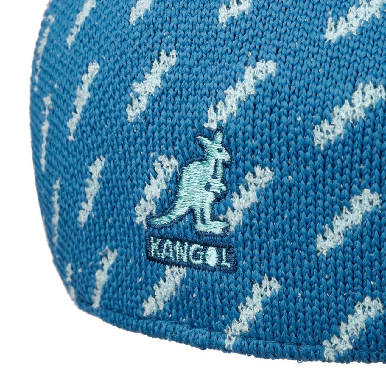 Schirm Cap mit Flat (1-St) Schirmmütze Kangol blau