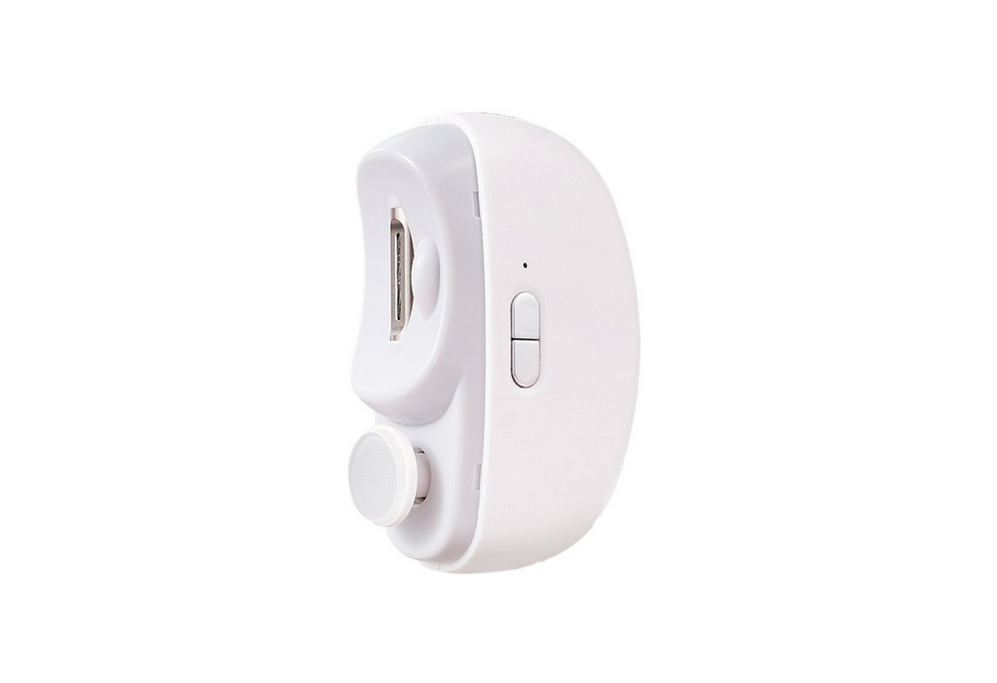 KINSI Nagelknipser Elektrischer Nagelknipser 2-in-1 mit Schleifkopf & Licht,geräuscharm, Kindersicherung,2 Geschwindigkeitsstufen,für Baby und Erwachsene