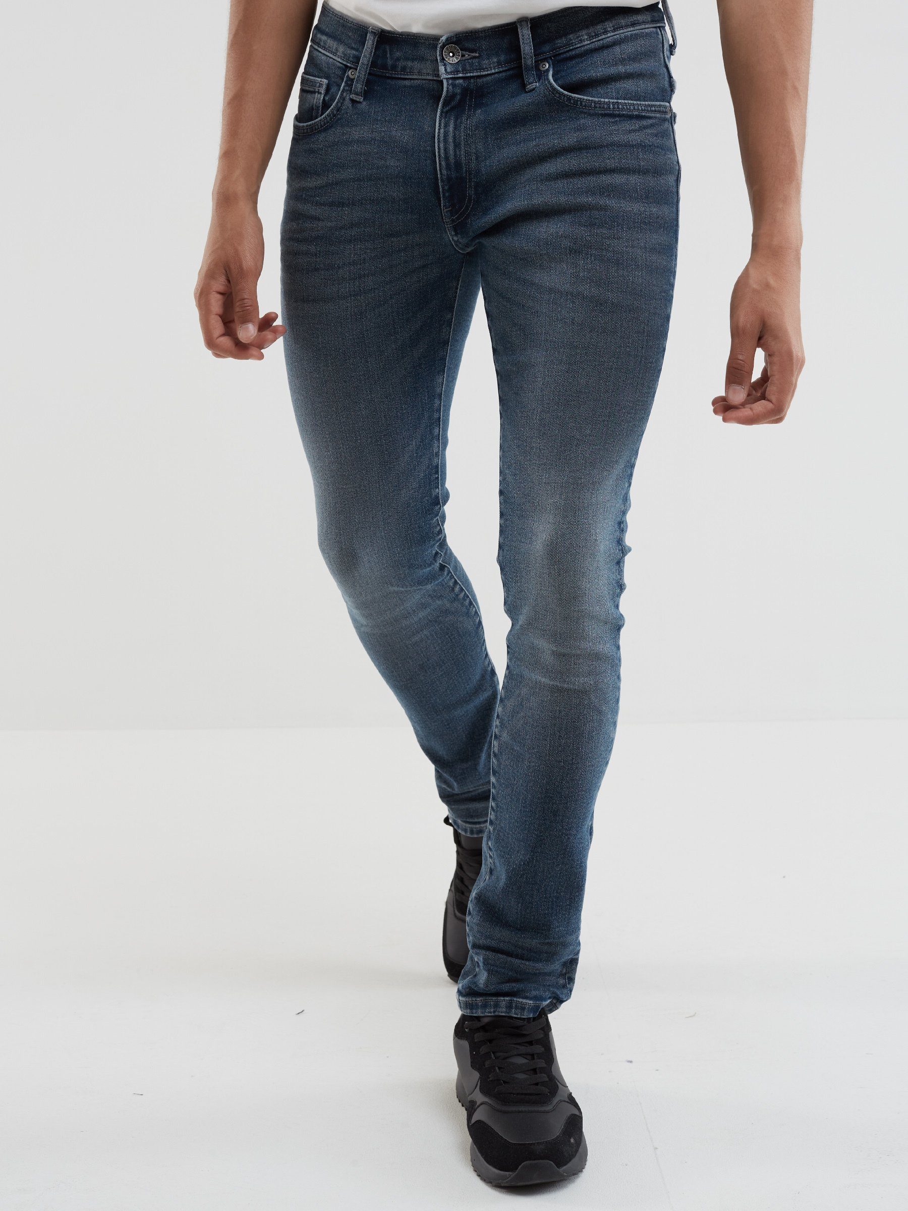 BIG STAR Skinny-fit-Jeans JEFFRAY rauchblau (1-tlg)