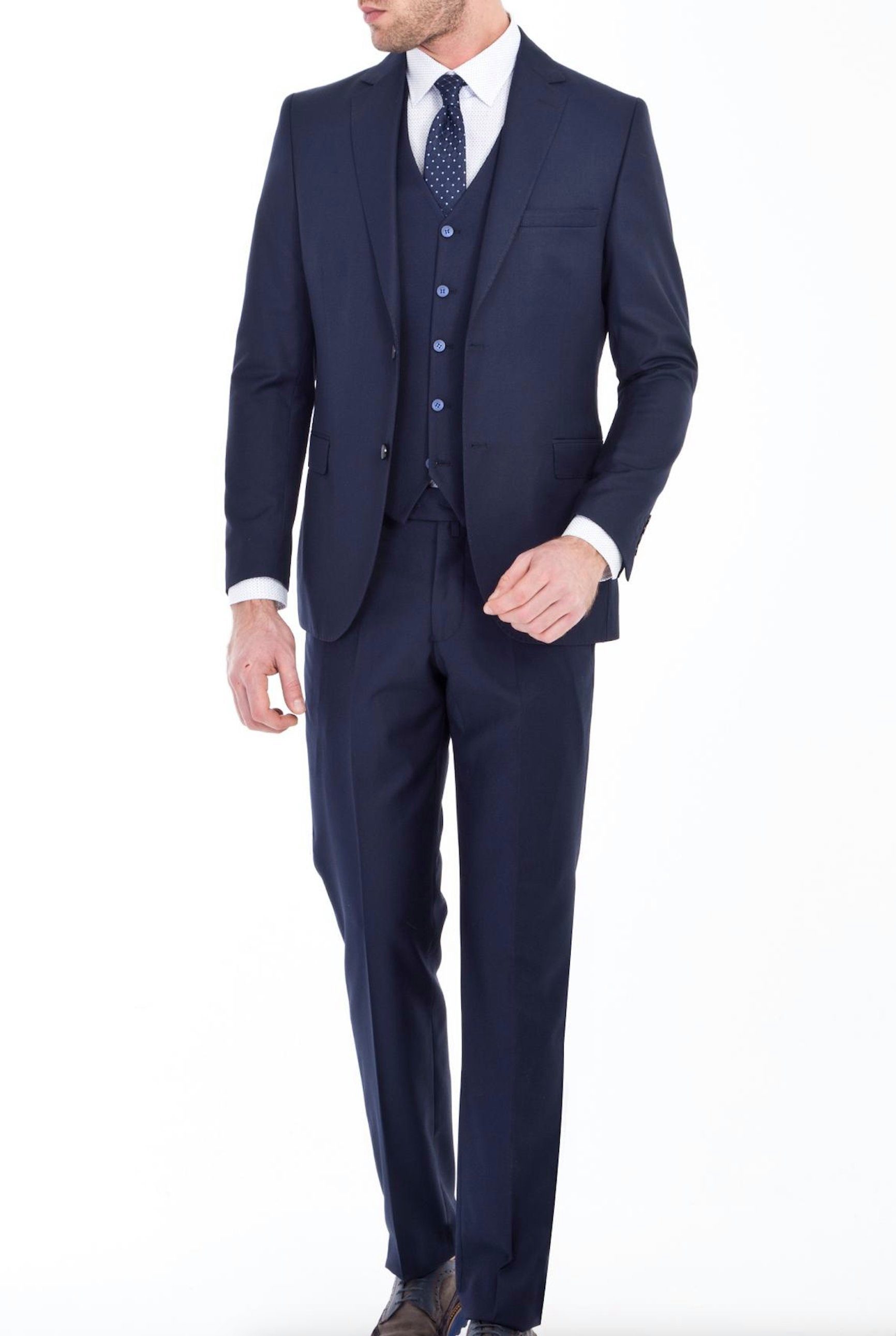 Keskin Collection Anzug 3-teilig Keskin Collection Anzug 3 teilig Schwarz G günstig online kaufen