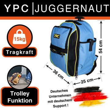 YPC Werkzeugtrolley "Juggernaut" Trolley-Rucksack, 54x36x25cm, 40 Liter, praktisch, modern, allrounder, komfortabel, stabil