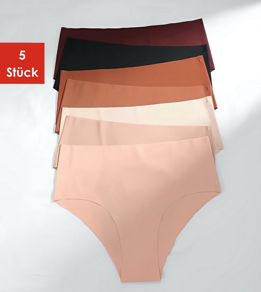 Elegant Love Slip Tangas: Bequeme Dessous, Sexy Unterwäsche, nahtlose Panties (Set, 5-St., 5er-Pack) Höschen Lingerie für Damen, mehrfarbige Unterhosen, stilvolle strings
