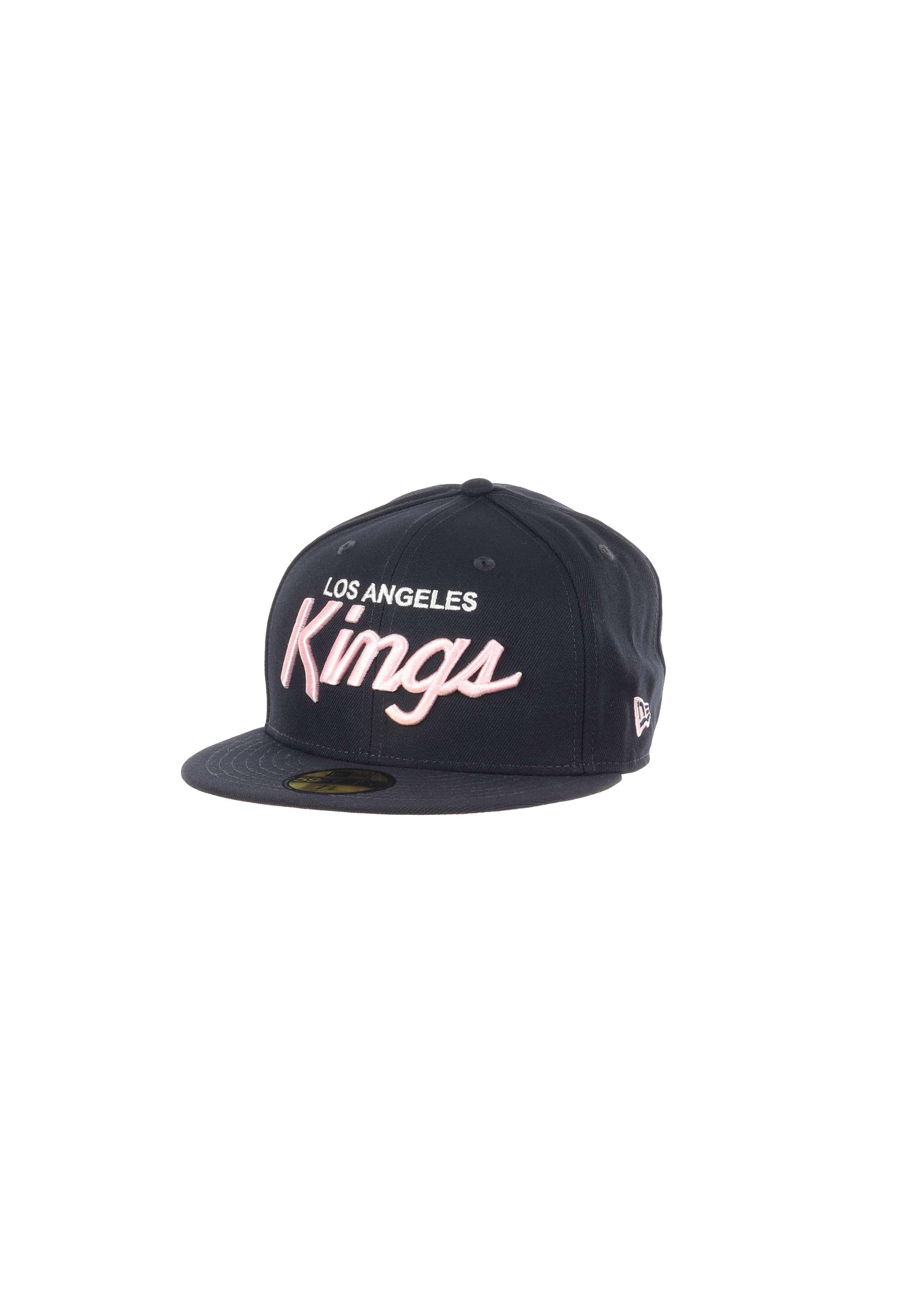 New Era Flat Cap Los Angeles Kings NHL Marineblau Rosa 59Fifty Basecap New Era (1-St)