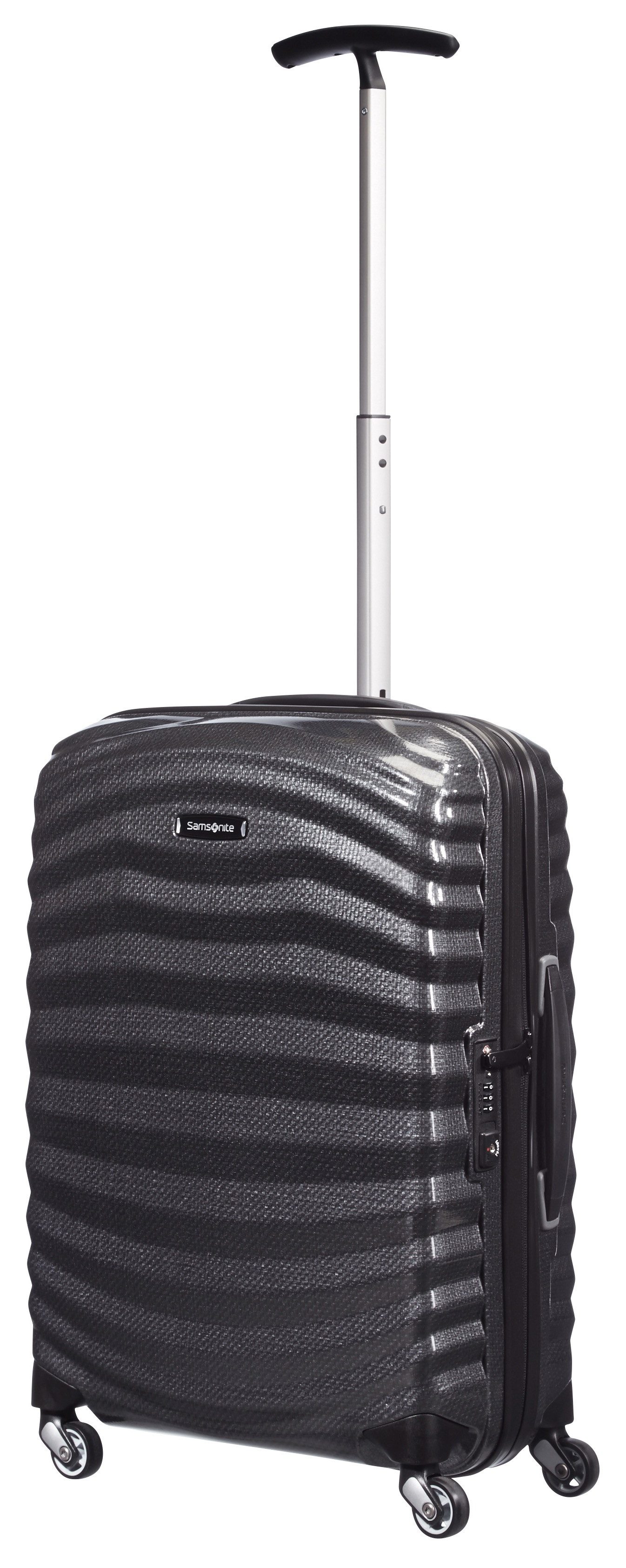 Samsonite Hartschalen-Trolley LITE-SHOCK, verschiedene Größen, 4 Rollen, Reisekoffer Trolley Aufgabegepäck TSA-Zahlenschloss Made in Europe