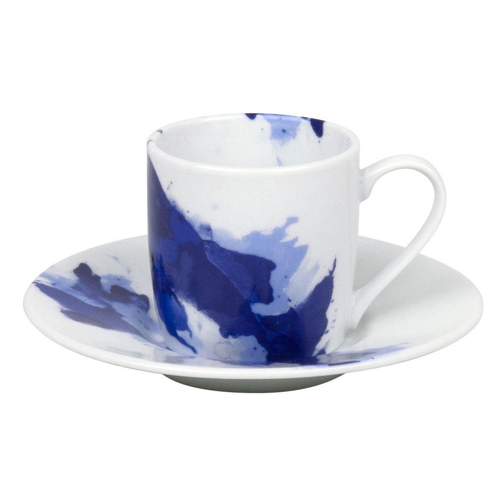 Könitz Espressotasse Seeing Blue mit Untertasse 85 ml, Porzellan
