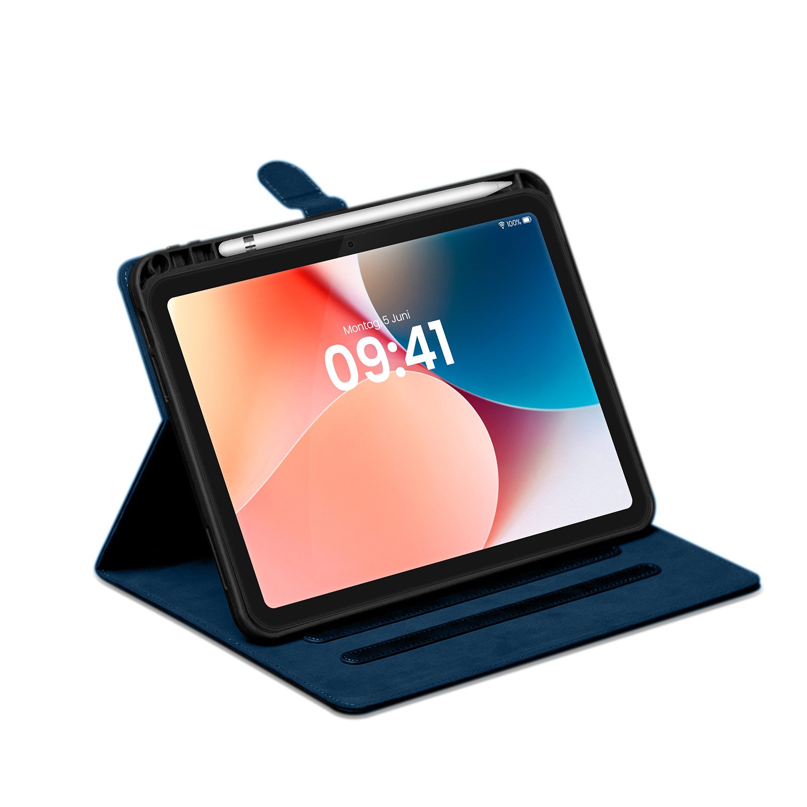 Tec-Expert Tablet-Hülle Tablet Cover Hülle für Apple iPad 10. Gen 10,9 Zoll 2022 10.9 Zoll, 10.9, Vintage Schutzhülle Klapphülle Tasche Case